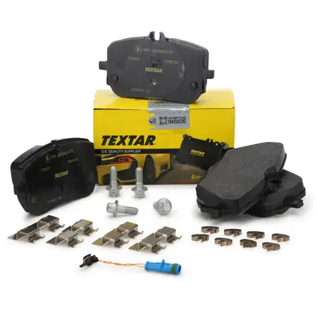 TEXTAR 2294201 Brake Pads + Wako for MERCEDES W177, V177, W247, C118, X118, H247, X247 (Front)