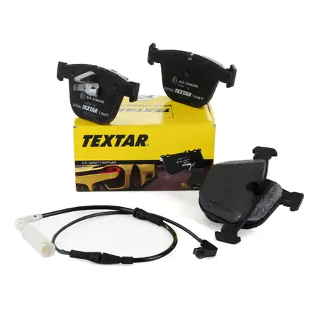 TEXTAR 2373001 Bremsbel&auml;ge + Wako f&uuml;r BMW 5er E60 535-M5 535d 6er E63 630-M6 635d hinten