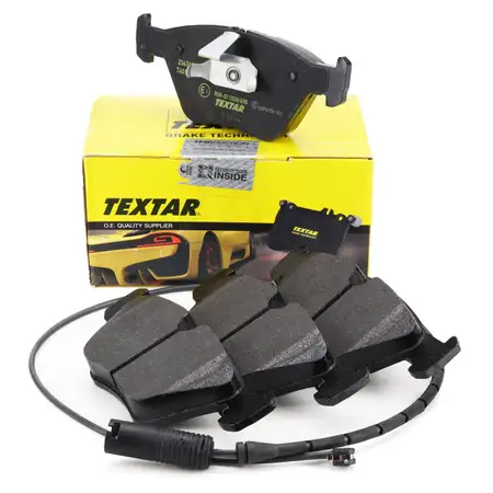 TEXTAR 2347402 Bremsbel&auml;ge + Warnsensor f&uuml;r BMW 3er E36 M3 3.0/3.2 Z3M 286/321/325 vorne