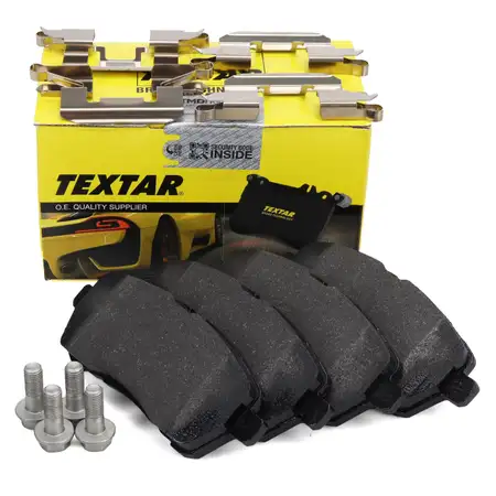 TEXTAR 2428302 Bremsbel&auml;ge f&uuml;r Ford 6 MK6 1.0-1.6Ti 1.4/1.5/1.6 TDCi 97/112/95 vorne