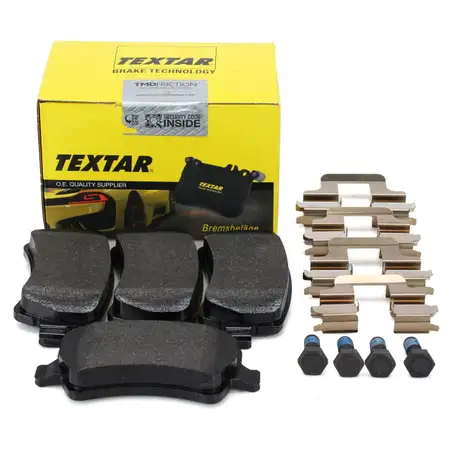 TEXTAR 2449602 Bremsbel&auml;ge f&uuml;r FORD Galaxy S-Max WA6 mit elektr. Feststellbremse hinten