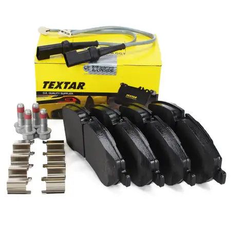 TEXTAR 2560201 Bremsbel&auml;ge + Warnkontaktsensor f&uuml;r FORD Tourneo/Transit V362 V363 vorne