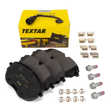 TEXTAR 2627001 Bremsbel&auml;ge + Sensor f&uuml;r VW California Multivan Transporte T6 PR-2E4 vorne
