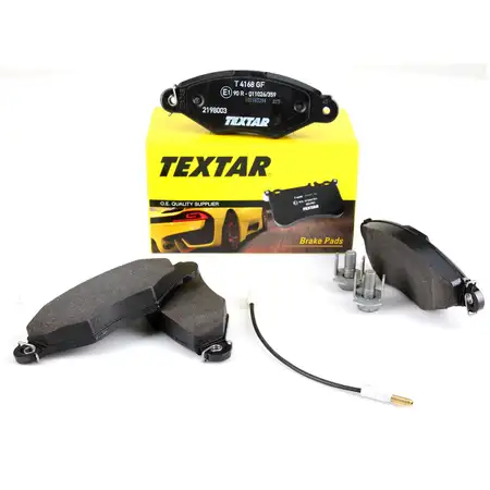 TEXTAR 2198003 Brake Pads + Sensor for RENAULT Kangoo and NISSAN Kubistar X76 (front)