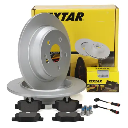 TEXTAR Bremsscheiben + Bremsbel&auml;ge f&uuml;r MERCEDES Viano Vito/Mixto W639 hinten