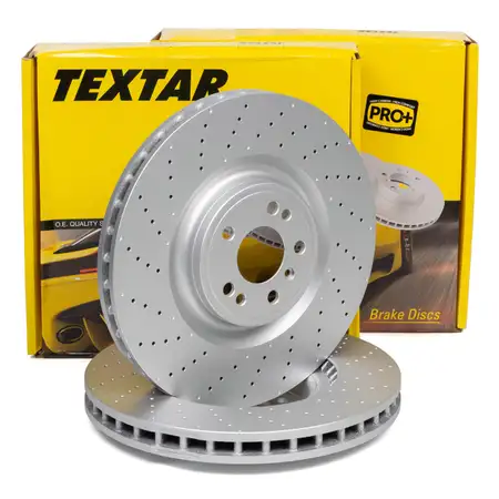 TEXTAR 92279805 Bremsscheiben Satz f&uuml;r MERCEDES GLS X166 GLE M- W166 C292 vorne 1664211600