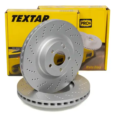 TEXTAR 92224605 Bremsscheiben Satz f&uuml;r MERCEDES W212 S212 A207 C207 R172 vorne 0004211512