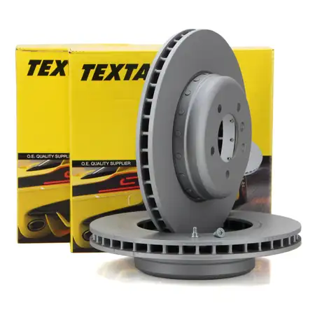 TEXTAR 92141825 Brake Disc Set for BMW 5 Series E60, E61; 6 Series E63, E64 (Front) 34116763824