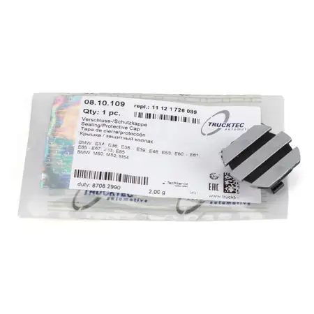 TRUCKTEC 0810109 Kappe Verschluss Zylinderkopf f&uuml;r BMW 3er E36 E46 5er E39 E38 11121726089