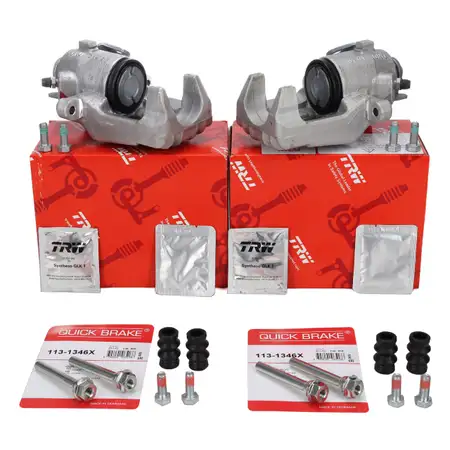 2x TRW Bremssattel &Oslash; 41mm + F&uuml;hrungsh&uuml;lsen f&uuml;r VW Golf 4 A3 8L1 Leon 1M Octavia 1 hinten