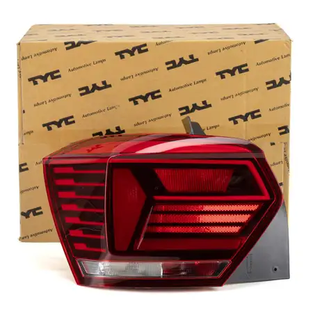 TYC 1114644012 Heckleuchte R&uuml;ckleuchte f&uuml;r VW Polo 6 AW hinten links 2G0945095B