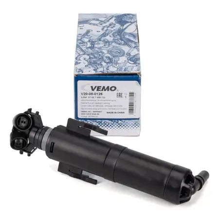 VEMO V20-08-0126 Windshield Washer Nozzle for BMW X3 Front 61667488733