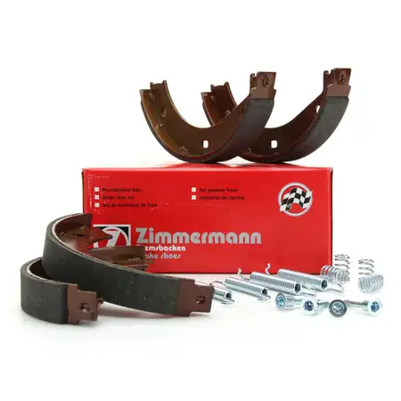 ZIMMERMANN Bremsbacken + Zubeh&ouml;r Satz f&uuml;r BMW E36 E28 E34 E24 E23 E32 E38 E31 Z3 Z8