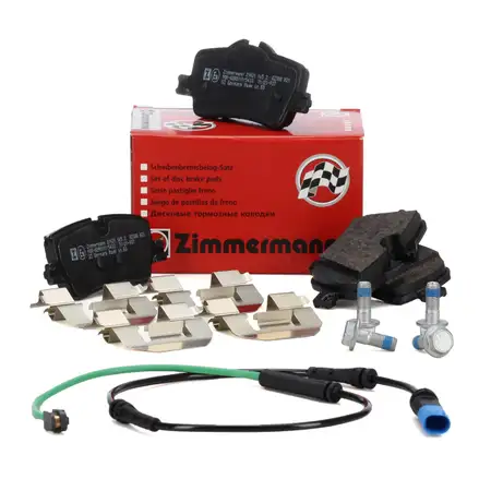 ZIMMERMANN Bremsbel&auml;ge + Wako f&uuml;r BMW 3er G20 G21 4er G22 G23 ohne M-Sportpaket hinten
