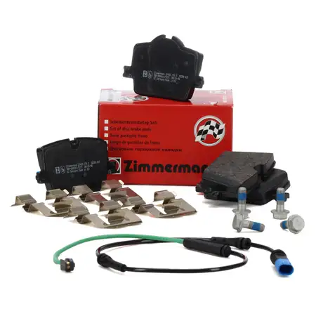 ZIMMERMANN Bremsbel&auml;ge + Wako f&uuml;r BMW 3er G20 G21 4er G22 G23 Z4 ohne M-Sportbremse hinten