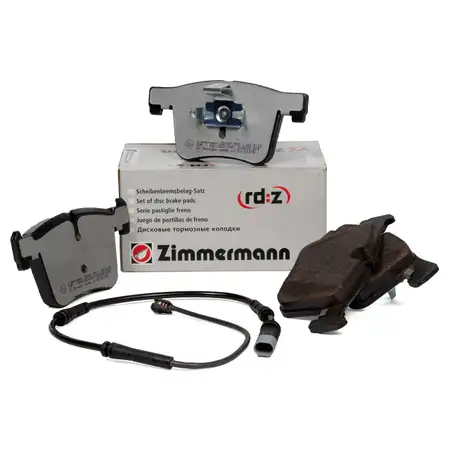ZIMMERMANN rd:z Bremsbel&auml;ge + Wako f&uuml;r BMW 1er F20/21 2er F22/23 3er F30-34 4er vorne