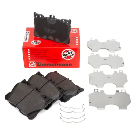 Zimmermann Brake Pads for Mercedes C-Class W205, E-Class W213, GLC X253 (Front) 0004208403