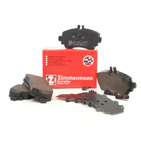 ZIMMERMANN Bremsbel&auml;ge Bremsbelagsatz + Wako f&uuml;r Mercedes A-Klasse W168 vorne