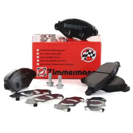 ZIMMERMANN 23598.180.1 Bremsbel&auml;ge Bremskl&ouml;tze f&uuml;r CITROEN Xsara N1 PEUGEOT 206 206+ vorne