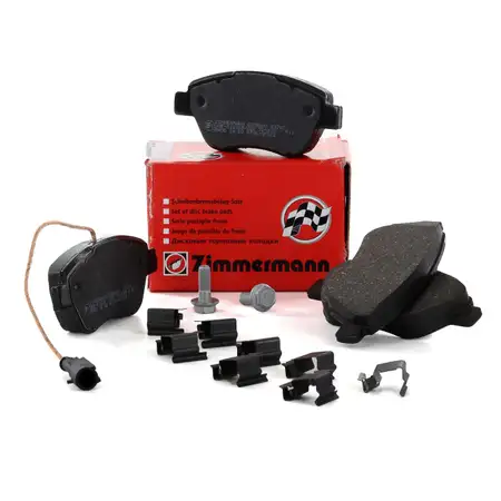 ZIMMERMANN Brake Pads and Brake Shoes + Wako for ALFA ROMEO, CITROEN, FIAT, PEUGEOT, and LANCIA (front)