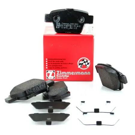 ZIMMERMANN 24150.175.1 Bremsbel&auml;ge Bremsbelagsatz f&uuml;r CITROEN C4 1 PEUGEOT 206 207/+ vorne