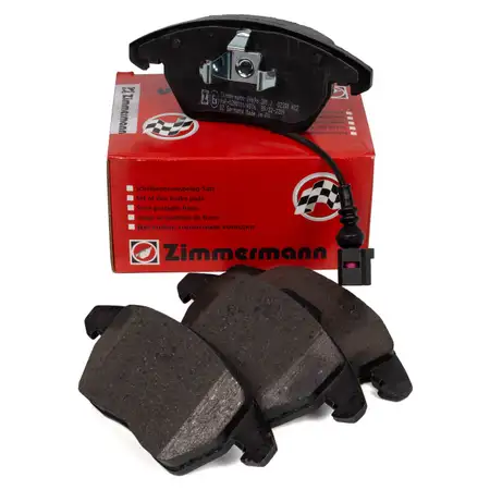 ZIMMERMANN Bremsbel&auml;ge + Wako f&uuml;r AUDI A1 8X TT 8J 1LJ/1LL vorne 8J0698151C