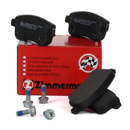 ZIMMERMANN Bremsbel&auml;ge f&uuml;r RENAULT Clio 5 Fluence Megane 3 4 Scenic 3 hinten