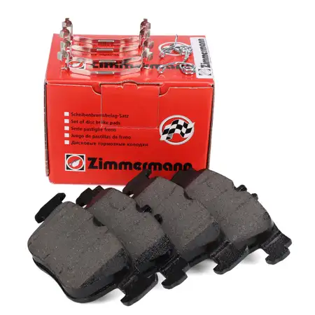 ZIMMERMANN Bremsbel&auml;ge f&uuml;r VW Golf 8 Caddy 5 AUDI A3 8Y SEAT Leon SKODA Octavia 4 hinten