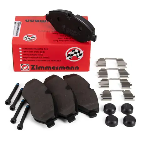 ZIMMERMANN Bremsbel&auml;ge f&uuml;r MERCEDES Sprinter 906 907 910 Viano Vito VW Crafter 30-50 vorne