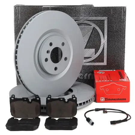 ZIMMERMANN Bremsscheiben + Bel&auml;ge + Sensor f&uuml;r MINI F56 John Cooper Works GP 306 PS vorne