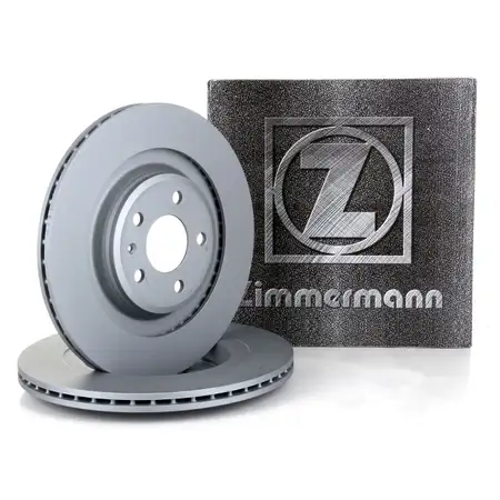 ZIMMERMANN Brake Disc Set for Audi A4 (B8), A5 (8T, 8F), and Q5 (8R) PR-1KE (Rear)