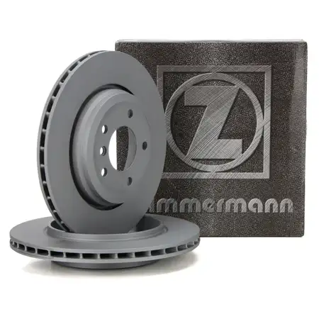 ZIMMERMANN Bremsscheiben Satz f&uuml;r BMW 3er E46 330i 330xi 330d 330xd hinten