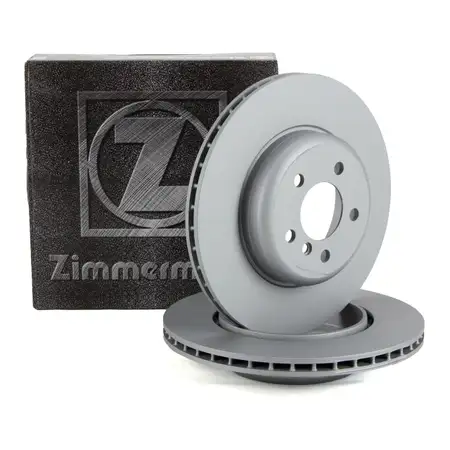 ZIMMERMANN Bremsscheiben Satz f&uuml;r BMW 5er F10 F11 F07 6er F13 F06 hinten 34216775289