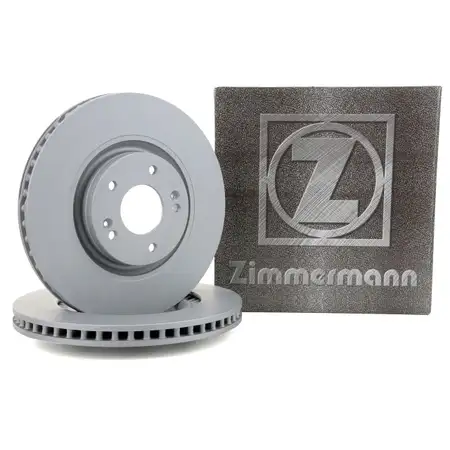 ZIMMERMANN Bremsscheiben Satz f&uuml;r Hyundai i40 (VF) 17/18 Zoll Kia Cadenza vorne