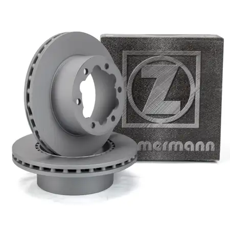 ZIMMERMANN Bremsscheiben Satz f&uuml;r MERCEDES Sprinter 46/50t 906 VW Crafter 2E 2F hinten