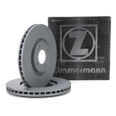 ZIMMERMANN Bremsscheiben Satz f&uuml;r CITROEN C4 1 2 DS4 DS5 PEUGEOT 208 1 3008 1 5008 vorne