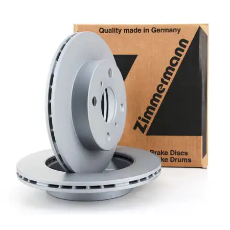 ZIMMERMANN Bremsscheiben f&uuml;r Toyota Starlet 1.0 1.3/12V 54/75PS ohne ABS vorne