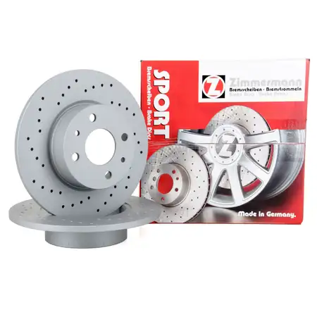 Zimmermann SPORT Bremsscheiben Satz f&uuml;r FIAT Bravo 2 Linea Stilo 192 hinten