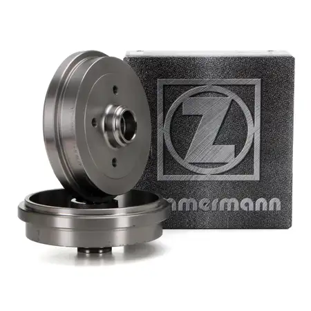 ZIMMERMANN Bremstrommeln Satz f&uuml;r VW Golf 1 2 Passat Polo AUDI 80 SEAT Arosa hinten