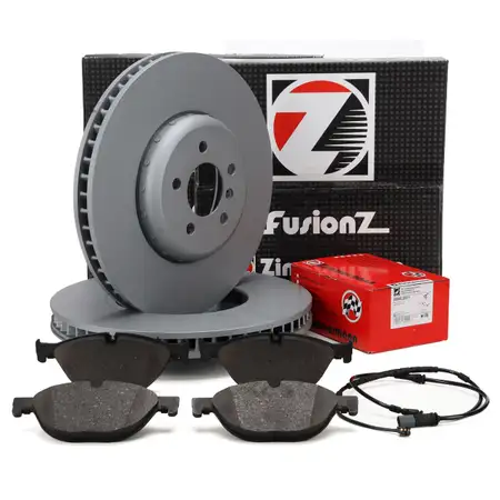 Zimmermann FORMULA F Bremsscheiben + Bel&auml;ge f&uuml;r BMW 5er F10 F11 550i M550d F12 650i vorne
