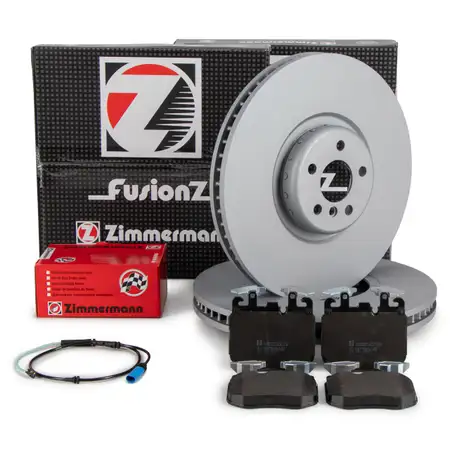 Zimmermann FORMULA F Bremsscheiben Bel&auml;ge Sensor f&uuml;r BMW G11/12 M760i M850i 840d vorne