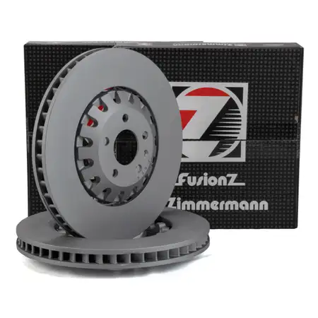 Zimmermann FORMULA Z Bremsscheiben Satz f&uuml;r AUDI A6 C8 A7 4K A8 Q5 Q7 Q8 Touareg CR7 vorne