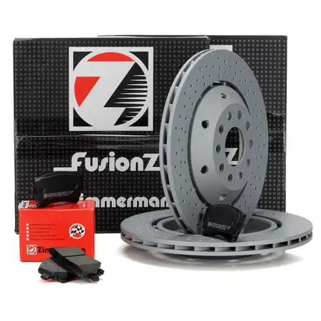 Zimmermann FORMULA Z Bremsscheiben + Bel&auml;ge f&uuml;r AUDI RS6 C5 PR-1KY hinten