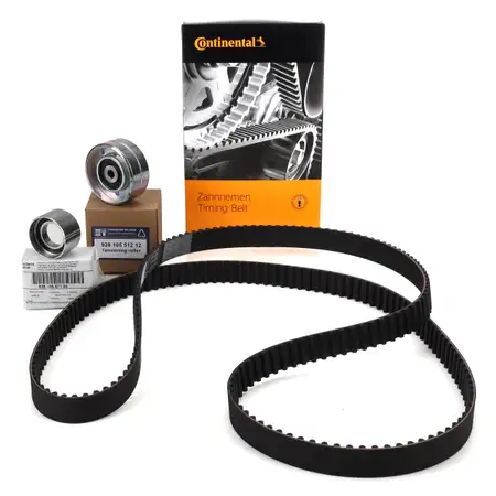 CONTI Zahnriemen + INA Spannrollen Umlenkrollen f&uuml;r PORSCHE 928 5.0 S / GT + 5.4 GTS