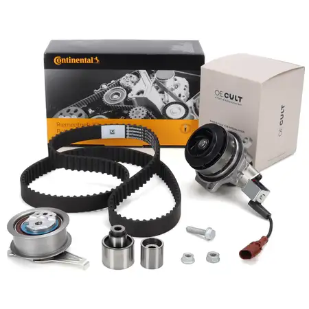 CONTI Zahnriemensatz + Wasserpumpe f&uuml;r VW Golf 7 Passat B8 Tiguan Touran T6 1.6/2.0 TDI