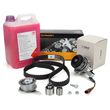 CONTI Zahnriemensatz ORIGINAL Wapu 5L febi Frotschutz f&uuml;r VW Golf 7 Passat 1.6/2.0 TDI