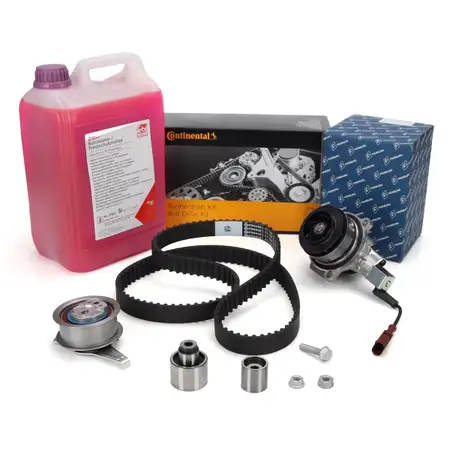 CONTI Zahnriemensatz PIERBURG Wasserpumpe 5L FEBI Frotschutz VW Golf 7 Passat 1.6/2.0 TDI