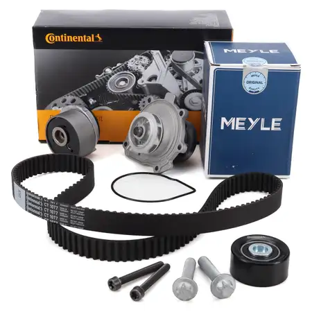 CONTI Zahnriemensatz + MEYLE Wapu f&uuml;r OPEL Astra G H J Corsa D E Vectra Zafira 1.6 1.8