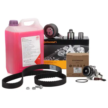 CONTI Zahnriemensatz ORIGINAL Wapu 5L febi Frostschutz f&uuml;r VW Golf 7 Passat 1.6/2.0 TDI