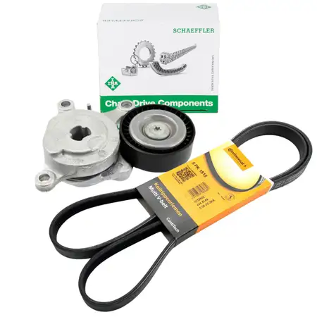 CONTI 5PK1515 Keilrippenriemen + INA Spanner f&uuml;r MERCEDES W176 W177 W246 W247 M260/270/133